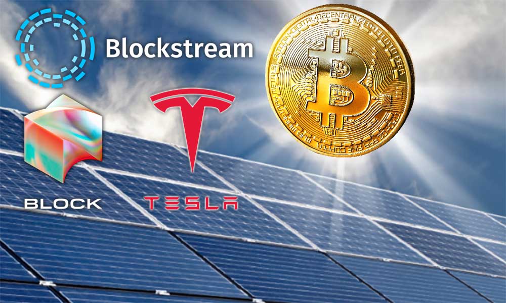 Tesla, Block ve Blockstream Güneş Enerjisi ile Bitcoin Üretecek