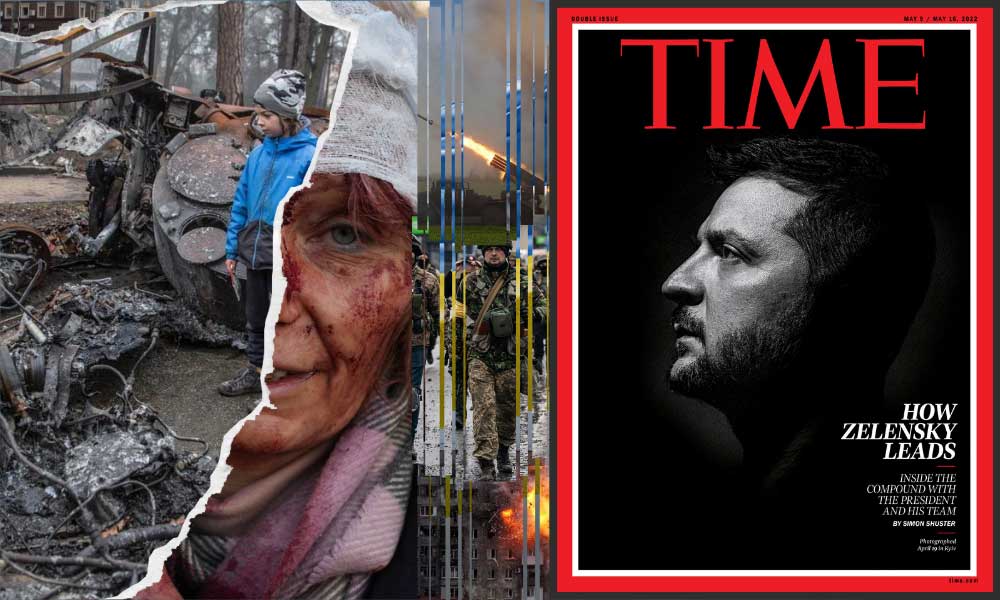 Vladimir Zelenskiy Time Dergisine Kapak Oldu