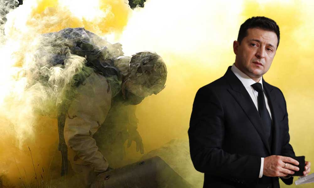Zelenskiy Rusya’nın Kimyasal Silah Kullanabileceğini Söyledi