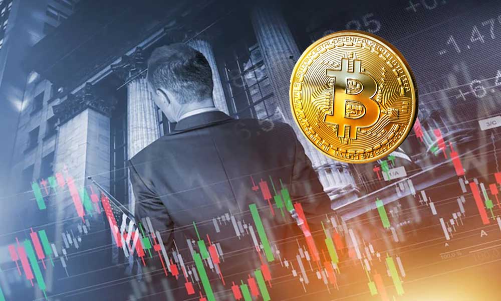 Bitcoin Hisse Senetleri ile Beraber Düşmeye Devam Ediyor