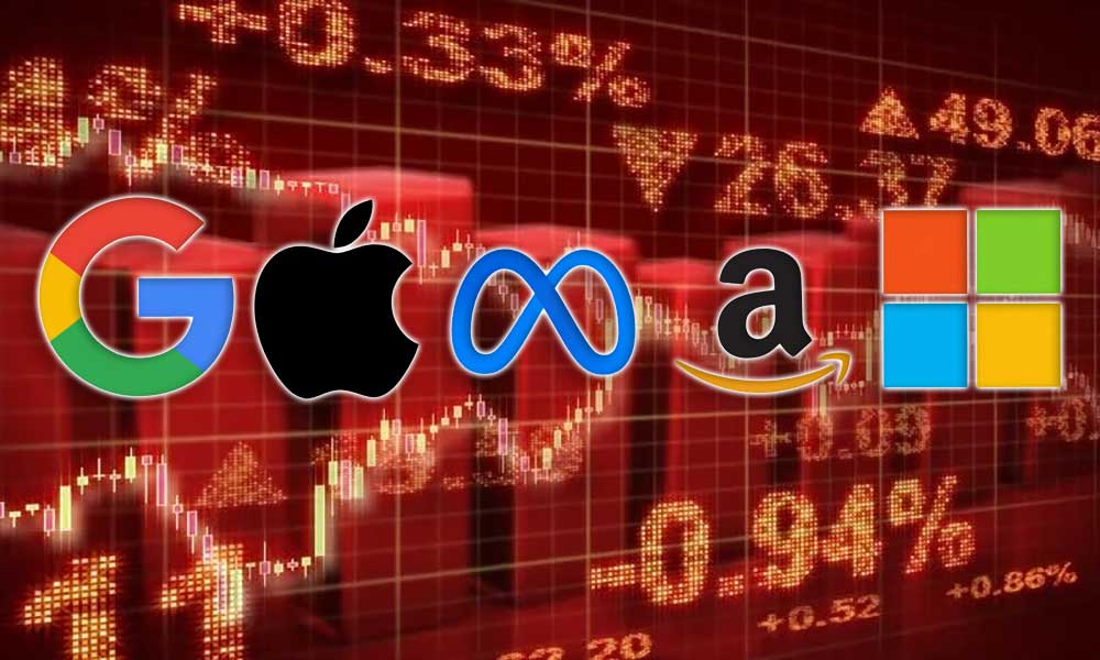 Teknoloji Devleri 3 Günde 1 Trilyon Dolardan Fazla Kaybetti