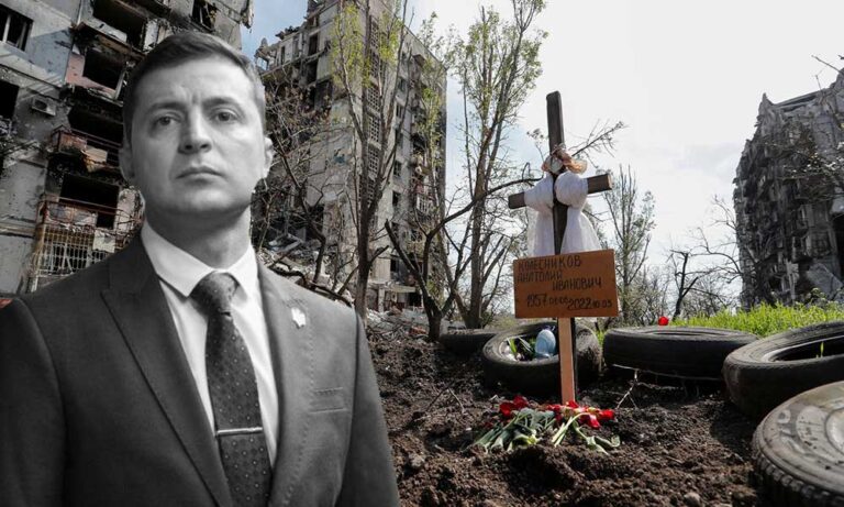 Zelenski, Mariupol’deki Siviller için Ateşkes Çağrısında Bulundu
