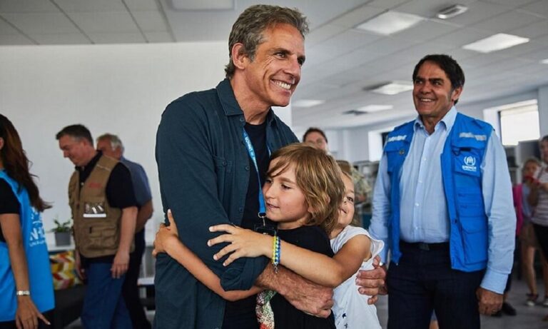 ABD’li Aktör Ben Stiller’den Ukraynalı Mültecilere Ziyaret
