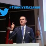 AK Parti Sözcüsü Çelik’ten “Türkiye Kazandı” Paylaşımları