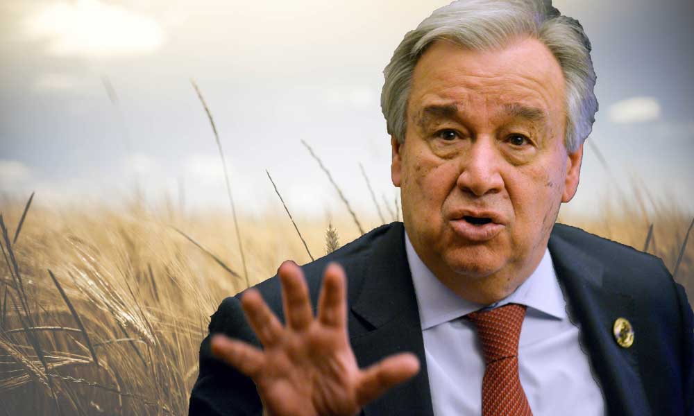 BM/Guterres Gıda Krizine Çözüm için Temkinli İyimser