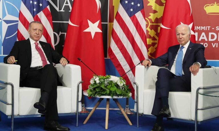 Cumhurbaşkanı Erdoğan, Biden ile NATO Zirvesinde Bir Araya Geldi