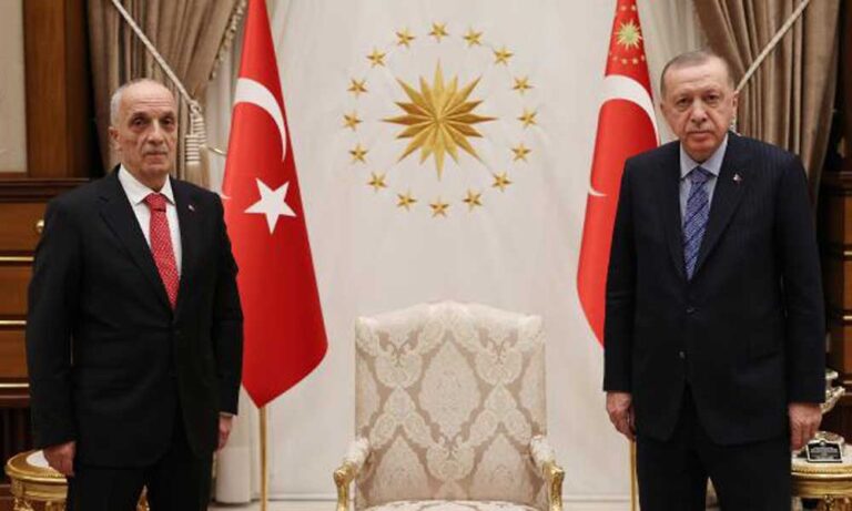 Cumhurbaşkanı Erdoğan ile Türk-İş Başkanı Asgari Ücreti Görüştü