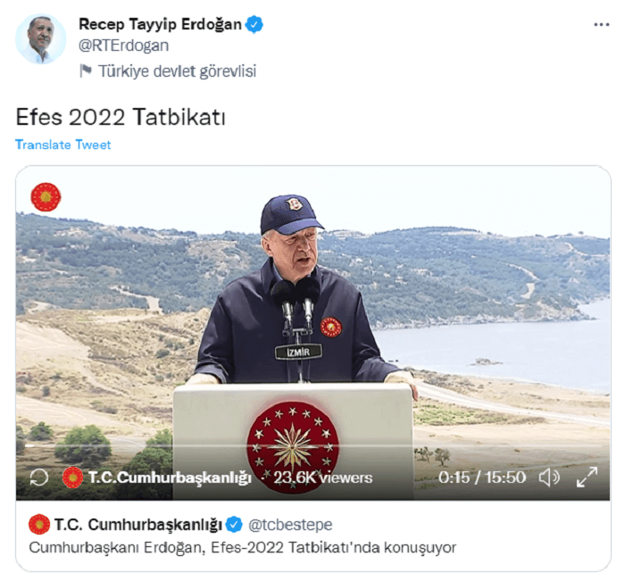 Cumhurbaşkanı Erdoğan’dan Yunanistan’a Net Mesaj