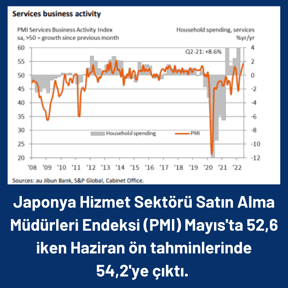 Japonya Hizmet PMI Haziran
