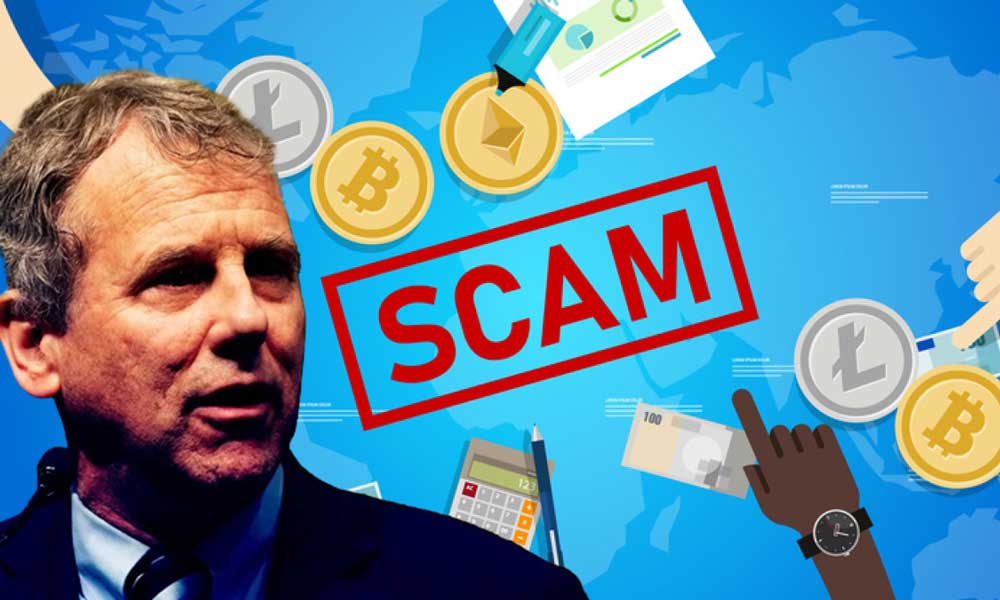 ABD’li Senatör Brown Sahte Kripto Uygulamalarına Karşı Tepkili