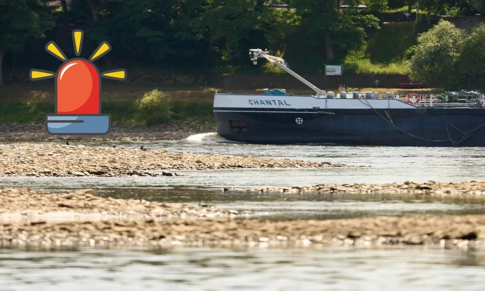 Ren Nehri Kuruyor! Almanya Ekonomisi Büyük Tehdit Altında!