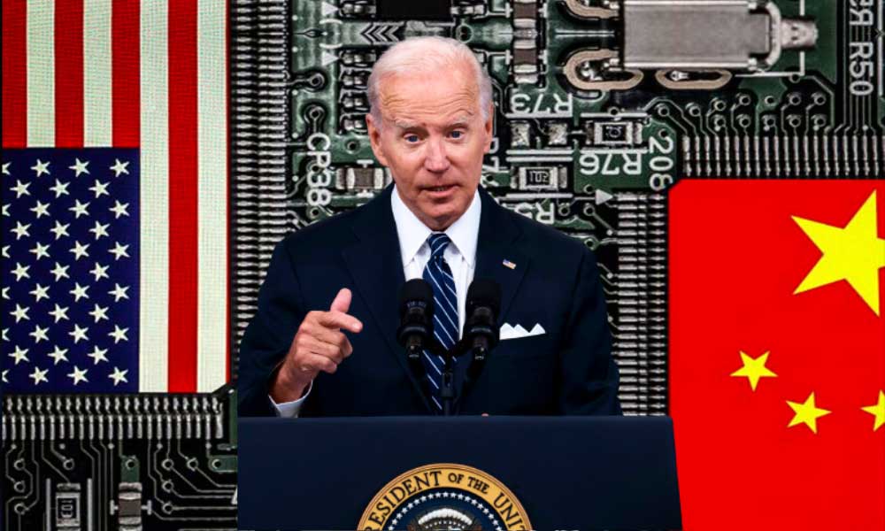 Biden, Çin ile Rekabeti Artırmak için Çip Yasası’nı İmzaladı