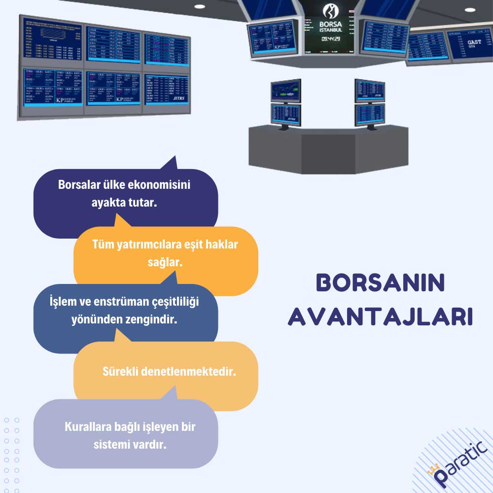 Borsanın Avantajları Borsanın Avantajları