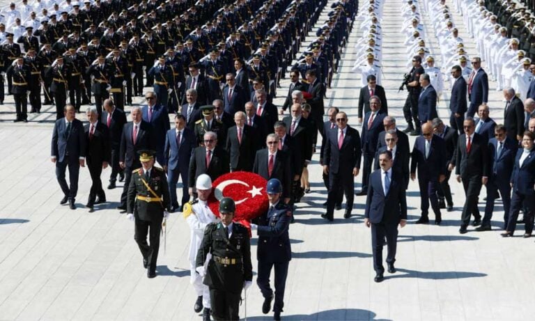 Erdoğan 30 Ağustos Zafer Bayramı’nda Anıtkabir’de
