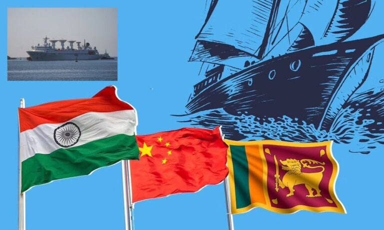 Kriz Yaratan Çin Askeri Araştırma Gemisi Sri Lanka Limanında!