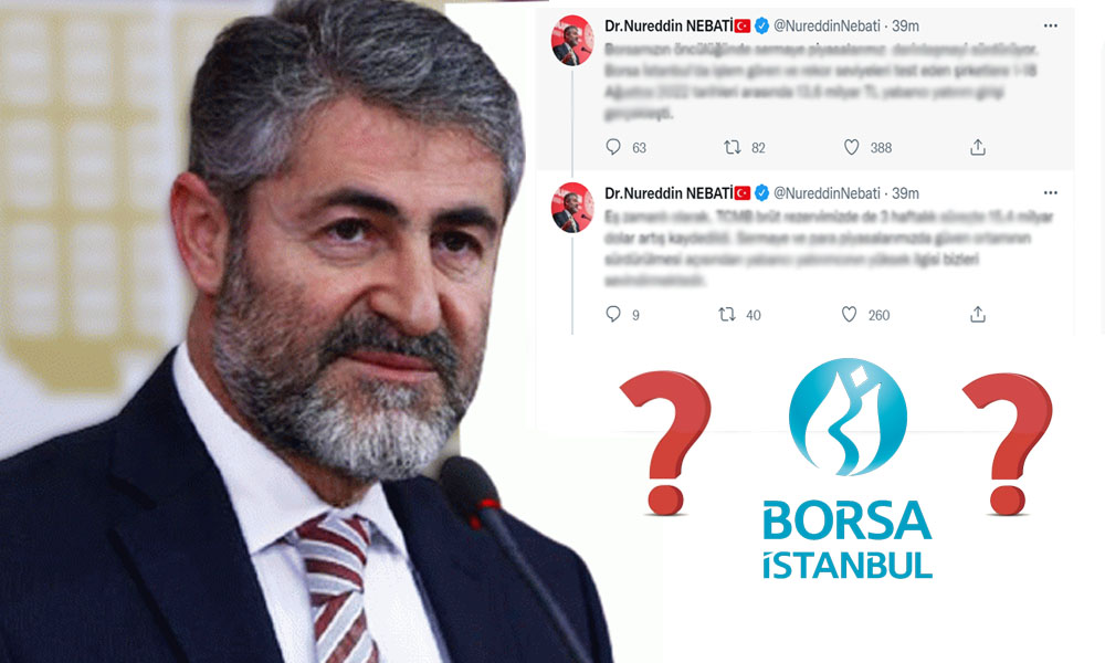 Nebati Açıkladı! 18 Günde Borsaya 13,6 Milyar Lira Giriş Oldu!