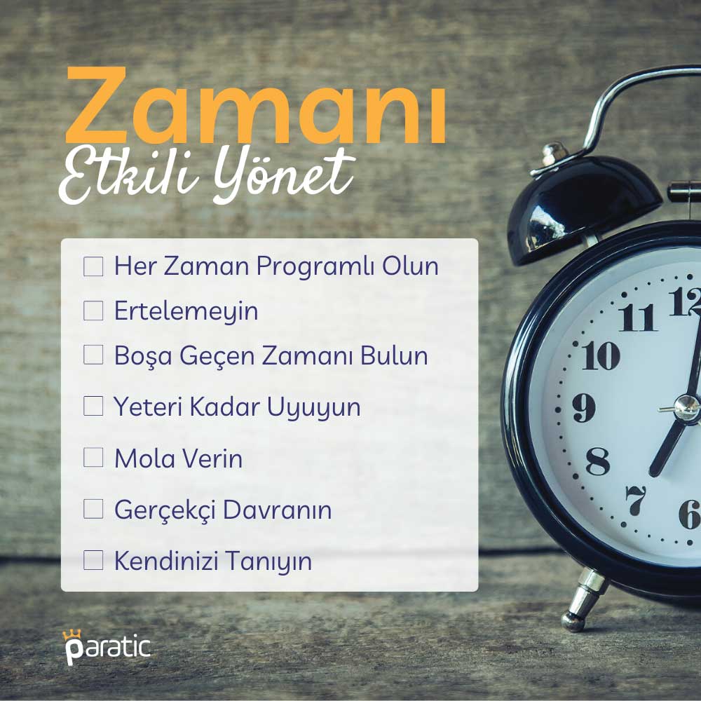 Zamanı Yönetin Zamanı Yönetin