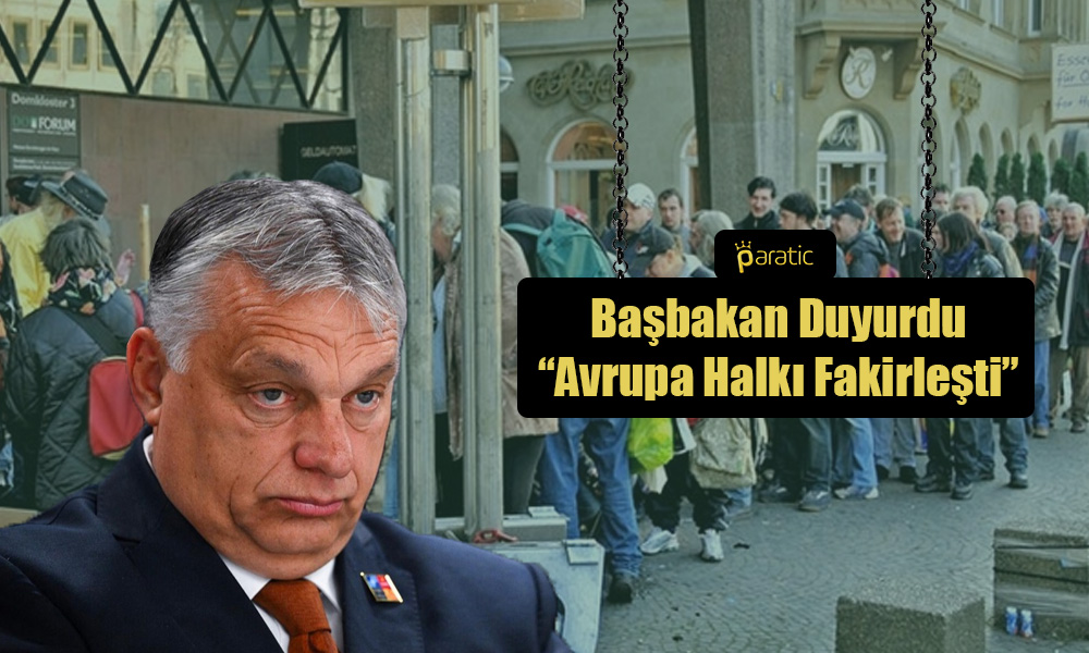 Avrupa’dan Şaşırtan Açıklama: Halk Fakirleşti