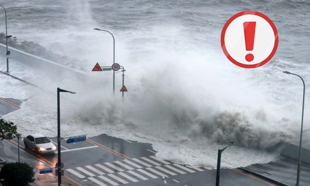 Güney Kore’de Beklenen Tayfunun Sonuçları Ağır Oldu!