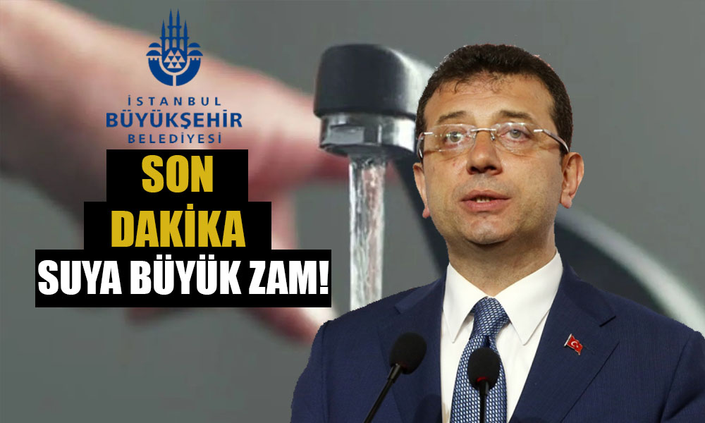 Suya Fahiş Zam! İstanbullulara Bir Darbe de İBB’den Geldi