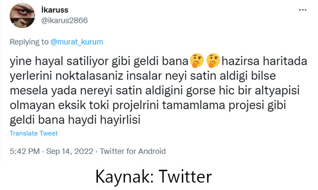 Sosyal Konut Projesine Sosyal Medyada Eleştiriler Artıyor!