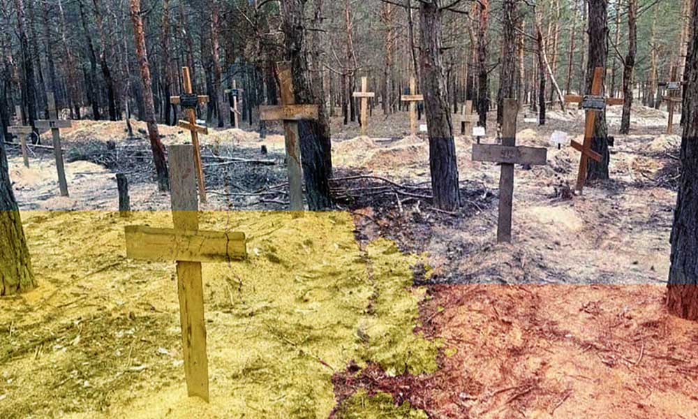 Ukrayna Geri Aldığı İzium’da Toplu Mezar Bulduğunu Açıkladı