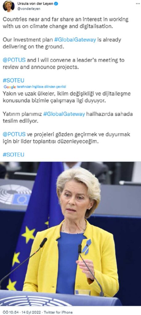 Ursula Von der Leyen Avrupa Parlamentosu Twitter