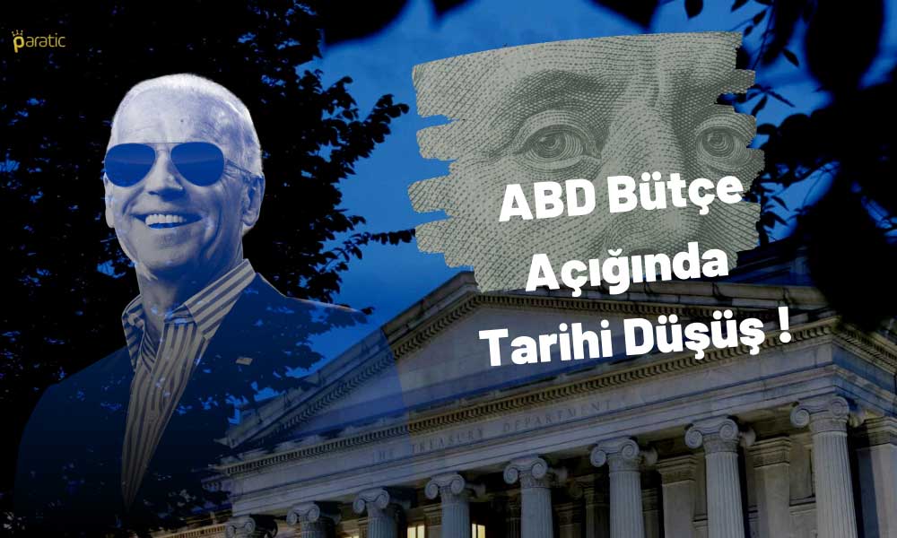 ABD Bütçe Açığında Rekor Düşüş! Yarı Yarıya Azaldı