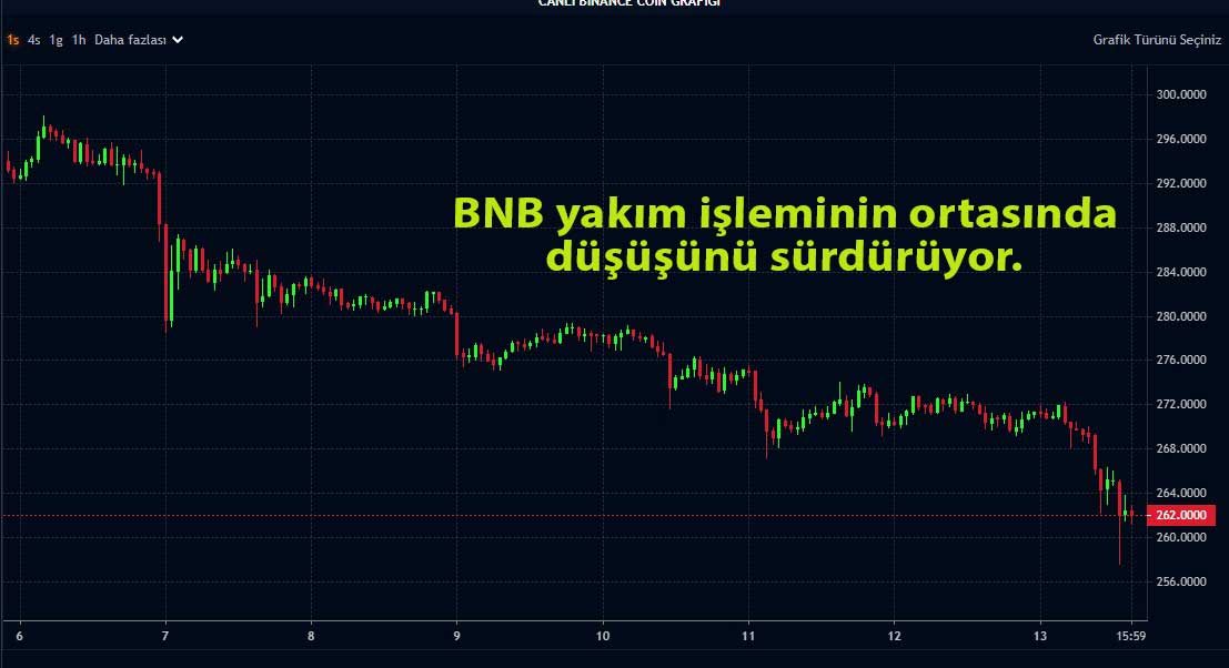 BNB saatlik grafik