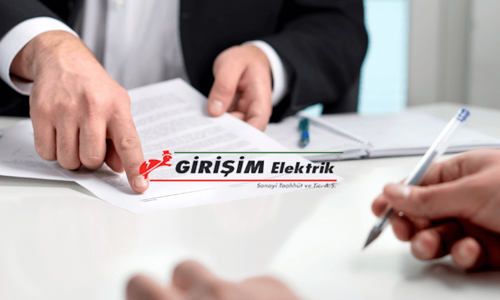 Girişim Elektrik Bağlı Ortaklığından 570 Bin Dolarlık Sözleşme