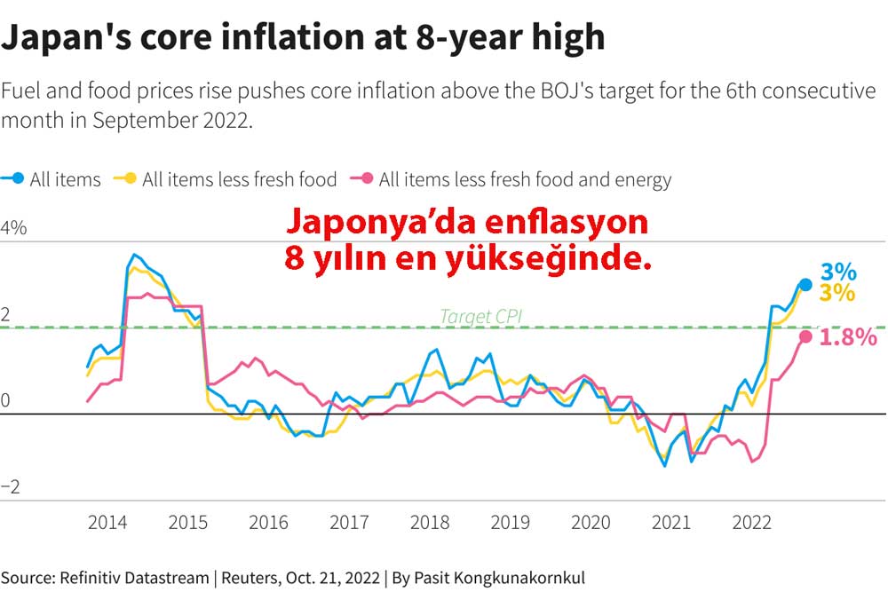 Japonya enflasyon grafiği