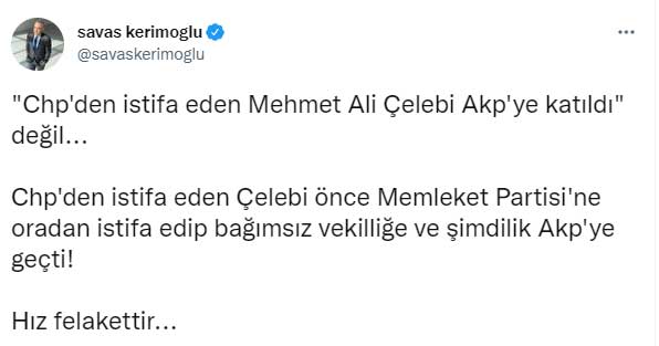 Savaş Kerimoğlu Mehmet Çelebi Tepki 5