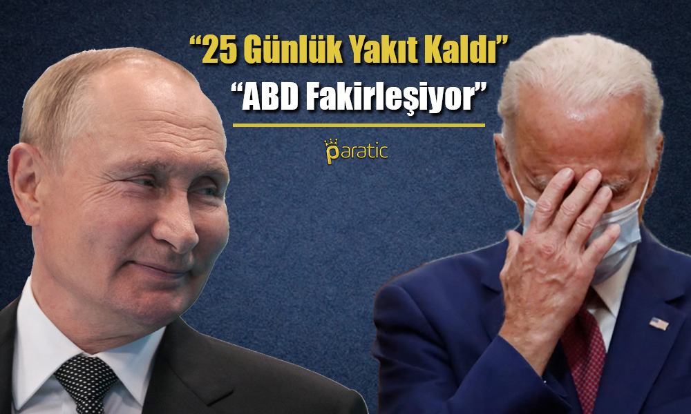 Şok İddia: ABD’nin 25 Günlük Dizel Yakıtı Kaldı!