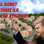 Sosyal Konut Projesinde İlk Temeller Atıldı!