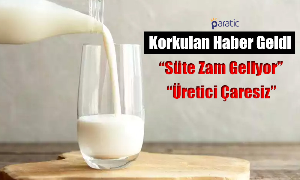 Süt Krizi Olacak mı? Vatandaş Endişeli