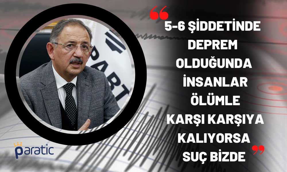 Ak Partili Özhaseki’den Deprem Açıklaması: “Suç Bizde”