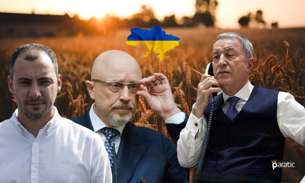 Akar, Tahıl Sevkiyatı Krizini Ukraynalı Mevkidaşı ile Ele Aldı