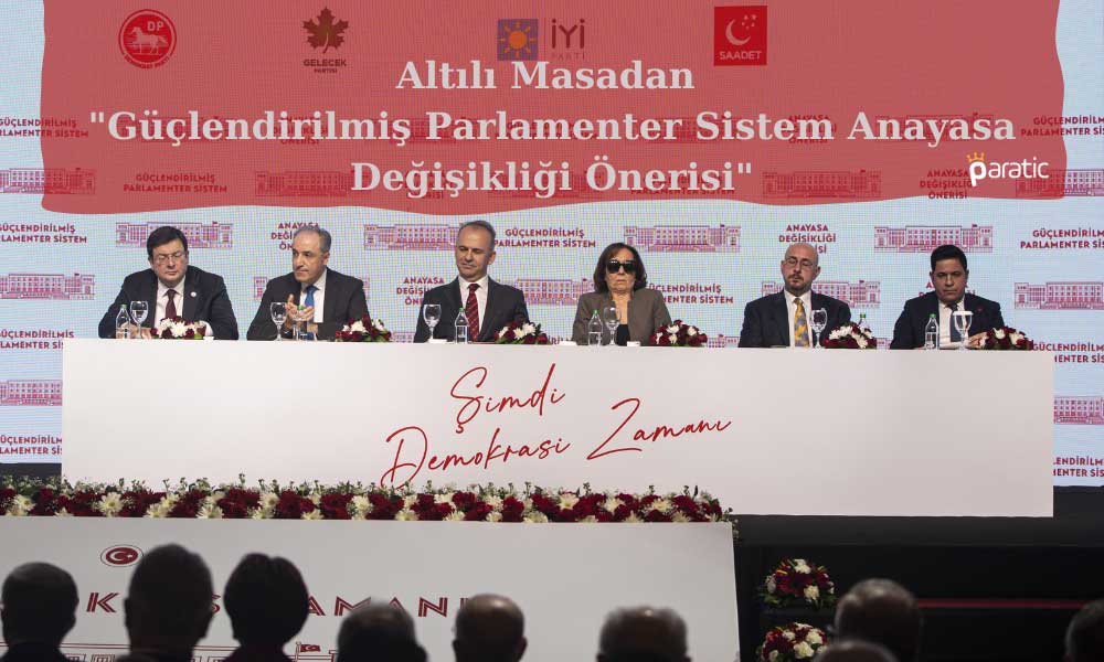 Altılı Masa Anayasa Değişikliğindeki Maddeler Üzerinde Anlaştı