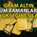 Altında Yükseliş Sürüyor: Gram Kendi Rekorunu Kırdı!