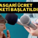 Asgari Ücreti Belirlemek için Anket Başlatıldı!