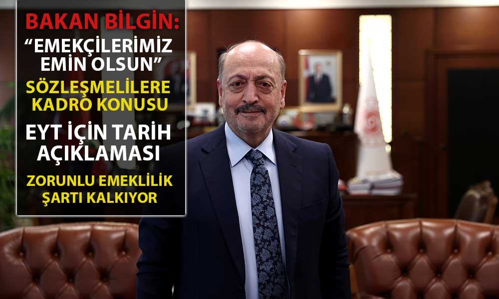 Bakan Bilgin’den Asgari Ücret Açıklaması: Enflasyona Ezdirmeyeceğiz