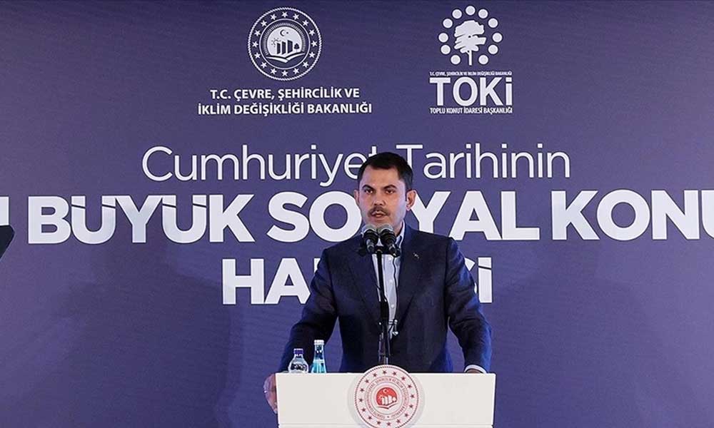 Bakan Kurum’dan ‘İlk Evim’ Açıklaması: Kuraların Yeri ve Tarihi Belli Oldu