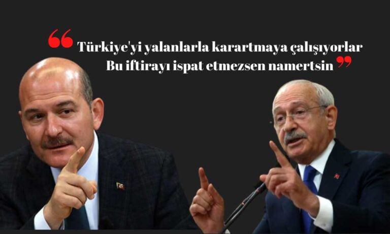 Bakan Soylu’dan Kılıçdaroğlu’na Sert Cevap!