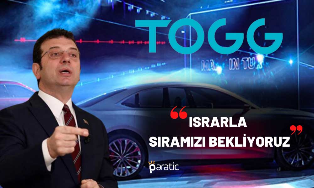 İmamoğlu’nun TOGG Talebine Olumsuz Yanıt