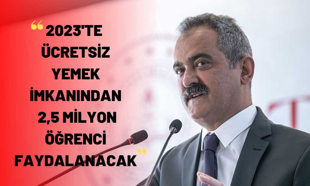 Özer: Ücretsiz Yemek Programının Kapsamını Sürekli Artıracağız