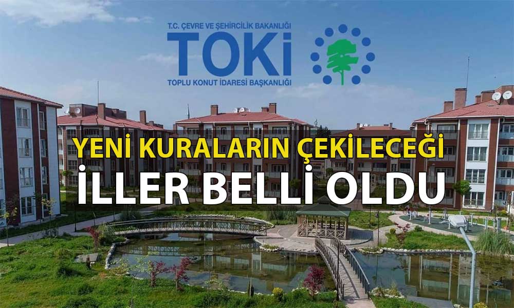 Sosyal Konut Projesinde Yeni Kura Takvimi Açıklandı. İşte O İller!
