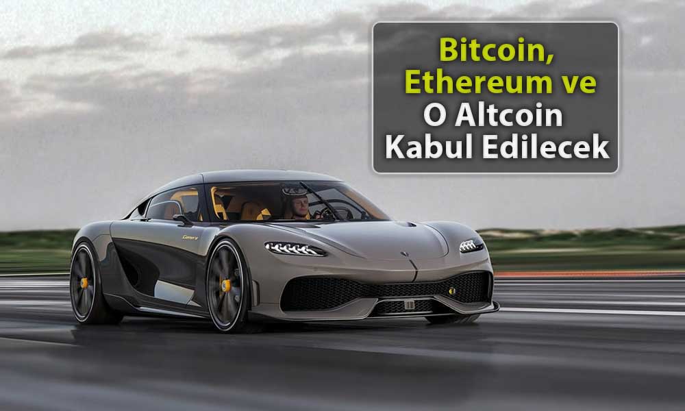 Süperspor Otomobil Devi Koenigsegg Kripto ile Ödeme Kabul Edecek