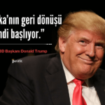 Trump 2024 Başkanlık Seçimleri için Adaylığını Açıkladı