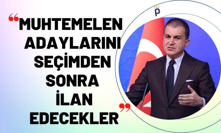 AK Partili Ömer Çelik Altılı Masayı Tiye Aldı!