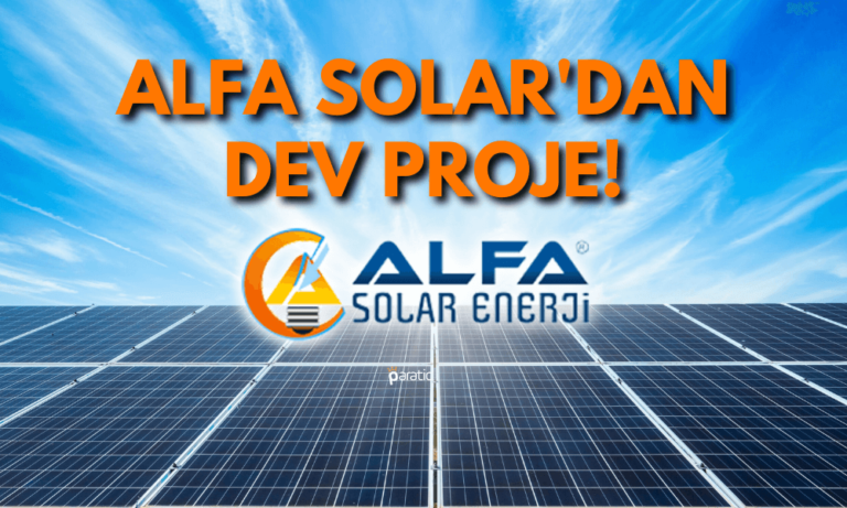 Alfa Solar’dan Yıllık 100 Milyon TL Tasarruf Sağlayacak Proje!